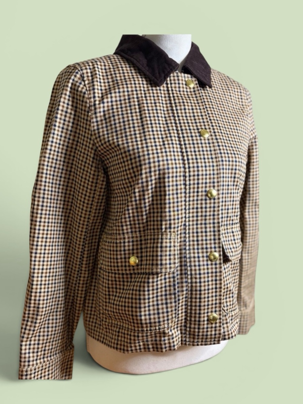 J. Crew Factory Plaid Barn Field Jacket - Picture 2 of 3